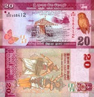 # SRI LANKA - 20 RUPII - 2020 - P-123 - UNC