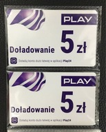 Play 5 zł Doładowanie Kod Zdrapka Voucher 5 PLN