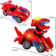 DEFORM DINOSAUR 2 W 1 TRANSFORMUJĄCY SAMOCHÓD LED