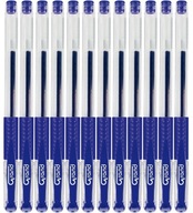 Guľôčkové pero Grand gélové GR-101 modré 12 ks box