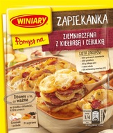 WINIARY POMYSŁ NA ZAPIEKANKĘ ZIEM Z KIEŁBASĄ I CEB