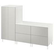 IKEA SMASTAD PLATSA Skriňa šedá 180x57x133 cm