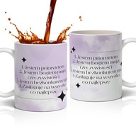 BIELY HRNČEK DARČEK PRE KAMARÁTKU AFIRMÁCIE POZITÍVNE MYSLENIE MOTIVÁCIA