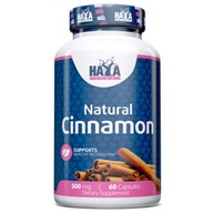 Haya Labs Organic Cinnamon 500 mg Metabolizmus Chudnutie 60 kapsúl