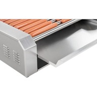 Grill rolkowy z pokrywą roller grill podgrzewacz do parówek 11