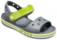 Dziecięce Buty Sandały Sandałki Na Rzepy Crocs Bayaband Sandal Kids 28-29