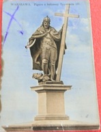 Warszawa Figura z Kolumny Zygmunta III 1921 Karpow