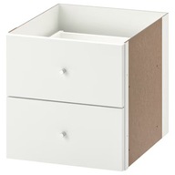 IKEA KALLAX Náplň 2 zásuviek lesklá biela 33x33