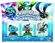 SKYLANDERS ADVENTURE 3PAK WRECKING BALL STEALTH ELF SONIC BOOM NOWY!