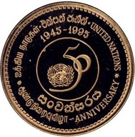 5 Rupii 1995 Mennicza (UNC) Sri Lanka