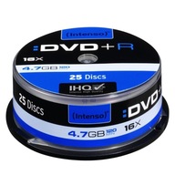 Intenso Płyty DVD+R 4.7 GB 16x 25 sztuk