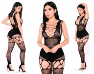 BODYSTOCKING SIEŤOVINA, SPODNÁ BIELIZEŇ SO VZORMI, ŽENSKÁ