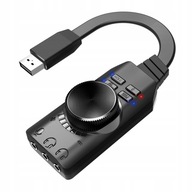 Externá zvuková karta Adaptér zvukovej karty USB 7.1-kanálový