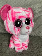 Beanie Boos Asia - Biało-różowy Tygrys 15cm