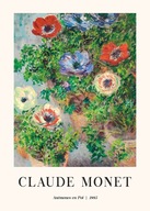 Plakat 70x50 Claude Monet martwa natura kwiatki róże sztuka BOHO 30 WZORÓW