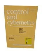 Control and cybernetics - Kazimierz Malanowski