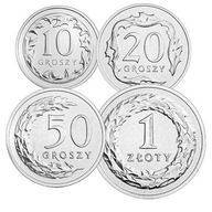 10 20 50 groszy 1 złoty 2019 - STAL POWLEKANA