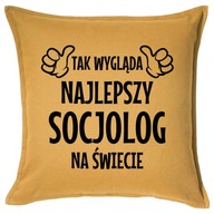 NAJLEPSZY SOCJOLOG poduszka 50x50 prezent