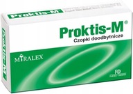 PROKTIS-M czopki doodbytnicze z kwasem hialuronowym na hemoroidy 10 sztuk