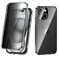 Etui do Apple iPhone 15 Plus | MAGNETIC DUAL GLASS PRIVACY