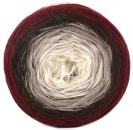 KOKONEK Merino 310 Cherry Cappuccino 1000m 3 nitki Super Miękka Niegryząca