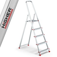 Domáci rebrík 5 stupňový hliníkový HIGHER