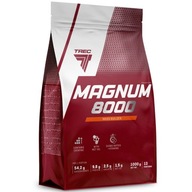 TREC MAGNUM 8000 1000g GAINER KREATYNA BCAA EAA MCT WITAMINY BIAŁKO BANAN