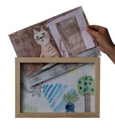 Rámček na kresby dieťaťa A4 Umelecké rámy pre deti diela 3D Obrázky