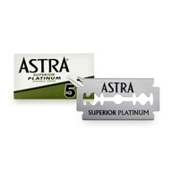 Żyletki do Golenia Brzytwy ze stali nierdzewnej Astra Platinum 5 sztuk