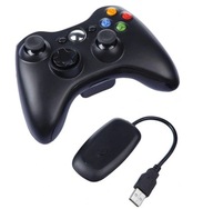 Pad bezprzewodowy do konsoli Microsoft Xbox 360 czarny + odbiornik usb