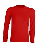 Koszulka bluzka dziecięca t-shirt z długim rękawem czerwona 140 JHK 9 - 11