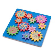 NEW CLASSIC TOYS TABUĽKA PUZZLE OZUBENÉ KOLESÁ