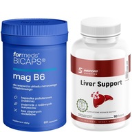 INSPORT LIVER SUPPORT 90 kap PEČEŇ + FORMEDS BICAPS MAG B6 NERVY