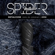 MM Metallic SPIDER GEL, čierna - Metallic Graphite 2332