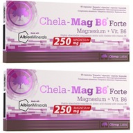 OLIMP CHELA MAG B6 Forte 2x60CAPS MAGNEZ CHELAT VIT. B6 SVALY NEDOSTATOK