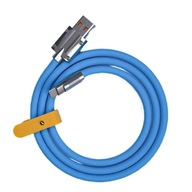 120W USB C ochrona kabel ładujący USB C do typu C Micro kabel silikonowy sz