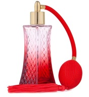 SKLENENÁ FĽAŠA MONIQUE S PUMPIČKOU + PARFUM - 30 ML!