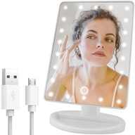 Kozmetické LED zrkadlo podsvietené pre make-up