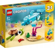 LEGO, Creator 3in1, Delfin i żółw, 31128