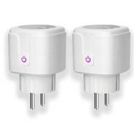 2x Inteligentne gniazdo sterowane Alexa Tuya Smart Life WiFi 16A 3600W