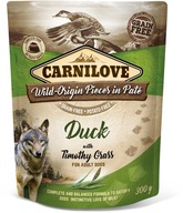 CARNILOVE DOG Pouch Duck and Timothy Grass 300g