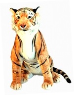 Tiger hnedý sediaci 87cm