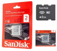 Nowa karta SANDISK M2 2GB MEMORY STICK MICRO CARD