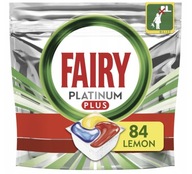 Fairy Platinum Plus Cytryna Tabletki do zmywarki All In One, 84 tabletek