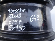 disk hliníkový PORSCHE 8JX18 ET57 5X130