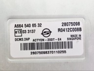 computer control unit of the engine SSANGYONG ACTYON A6645406532 28075098