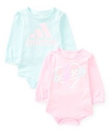 Adidas body dla dziewczynki Pink &amp; Halo Mint 18 m