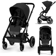 Cybex Balios S Lux 2.0 Wózek Spacerowy z dod amortyzacją Moon Black Czarny