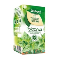 HERBAPOL zielnik polski POKRZYWA herbata ziołowa 20 TOREBEK