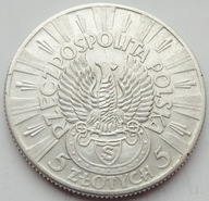 POLSKA - II RP - 5 złotych - Józef Piłsudski 1934 - Orzeł Strzelecki